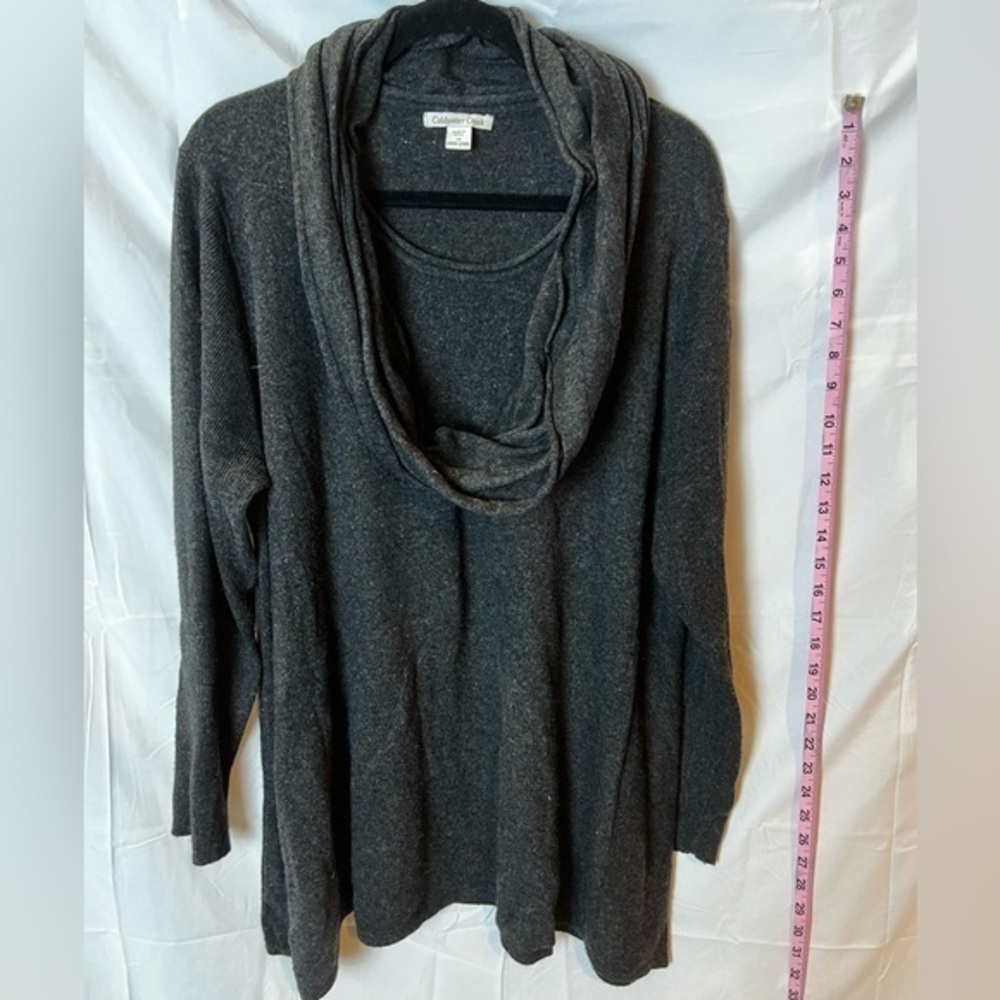 Coldwater Creek Plus Size Sweater/Infinity Scarf Set 2X